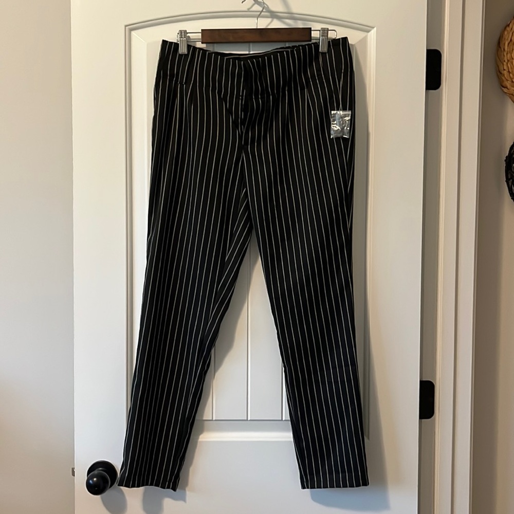 FREE PEOPLE PINSTRIPE TROUSER